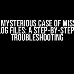 The Mysterious Case of Missing Karate.log Files: A Step-by-Step Guide to Troubleshooting