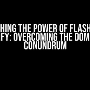 Unleashing the Power of Flashlist on Shopify: Overcoming the DOM Node Conundrum