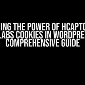 Unlocking the Power of hCaptcha and Borlabs Cookies in WordPress: A Comprehensive Guide