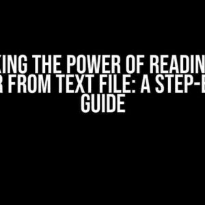 Unlocking the Power of Reading Input Answer from Text File: A Step-by-Step Guide